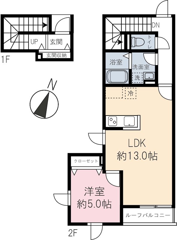 チョトラ新大塚 205号室 間取り