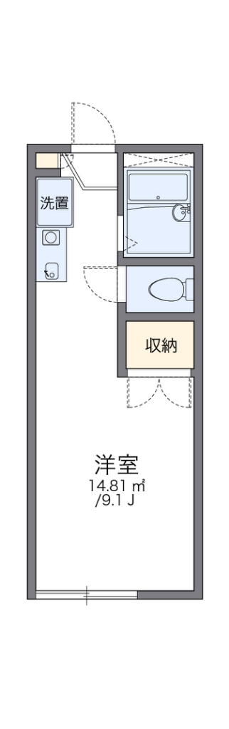 レオパレスコーワ 203号室 間取り