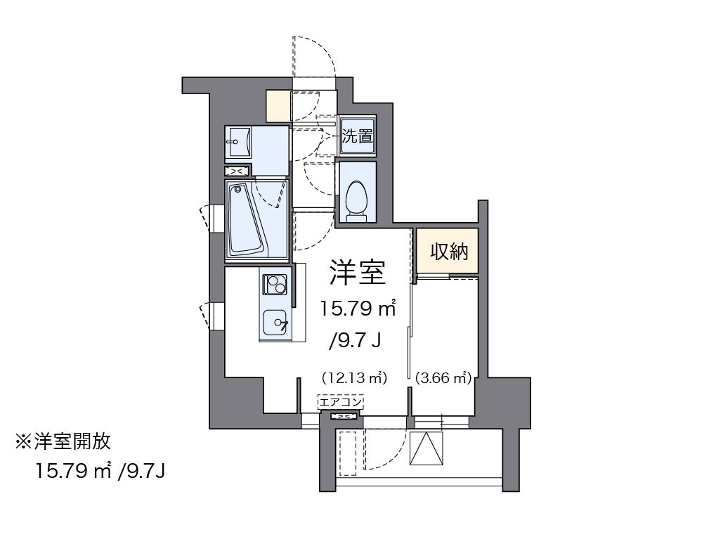ＬＯＶＩＥ麻布十番 1102号室 間取り