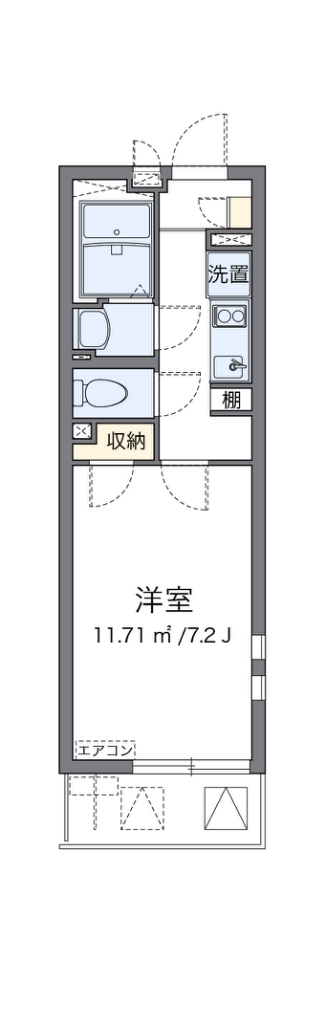 クレイノトルース　Ⅴ 301号室 間取り