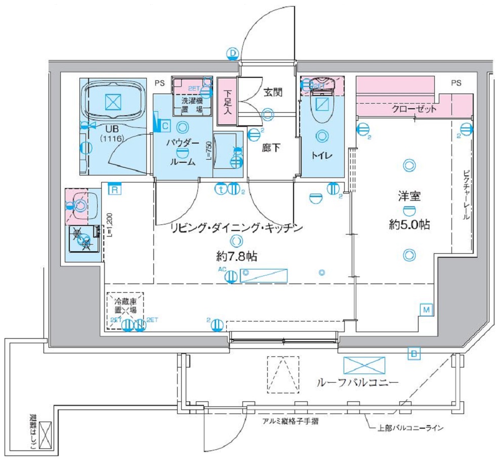 ジェノヴィア桜上水Ⅱ 205号室 間取り