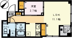 calme西巣鴨 204号室 間取り