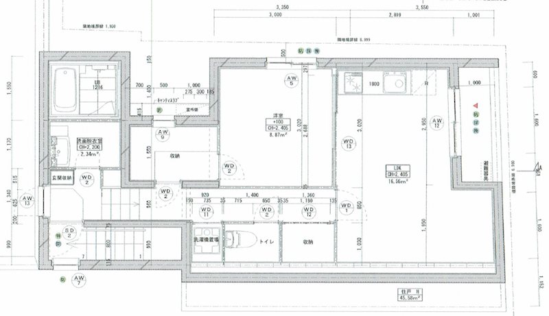 リキューザ永福 401号室 間取り