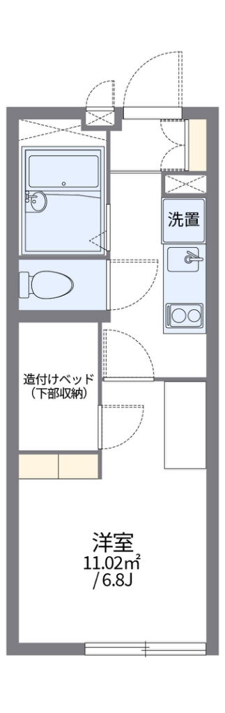 レオパレスプリマベーラ荻窪 107号室 間取り