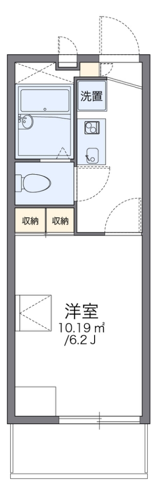 レオパレス豊藤 305号室 間取り