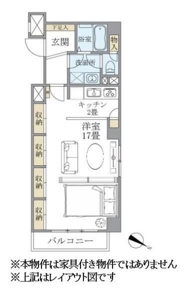 シティハイツ根津 302号室 間取り
