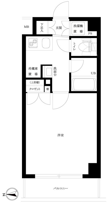 ルーブル高田馬場参番館 207号室 間取り
