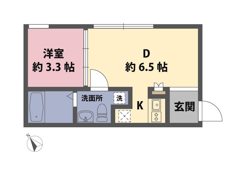 T's garden永福町 107号室 間取り