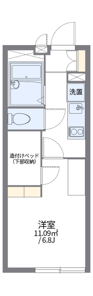 レオパレスプリマベーラ荻窪 205号室 間取り