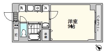 レジデンス・ド・ミューゲ 404号室 間取り