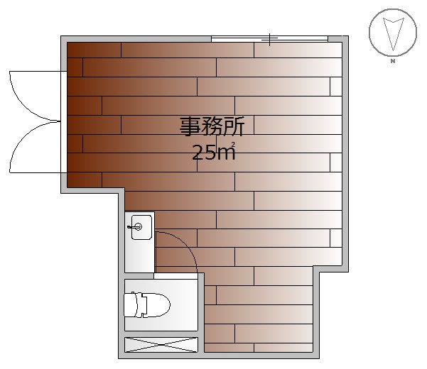 トポスM駒沢 101号室 間取り