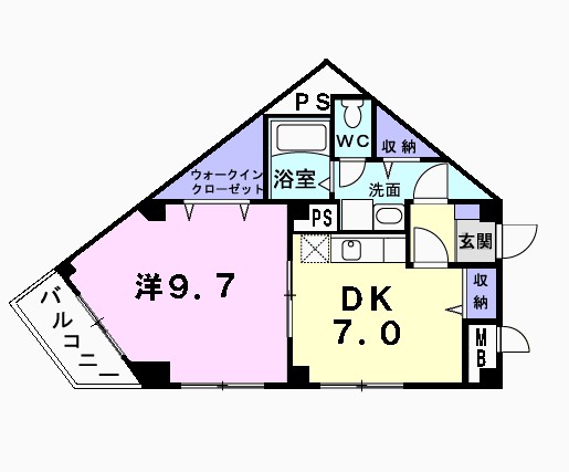 グリーンフレグランス目白 401号室 間取り
