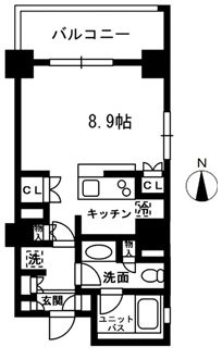 レジディア中落合C棟 403号室 間取り