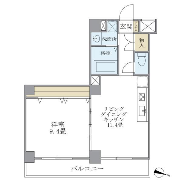スターハイム 401号室 間取り