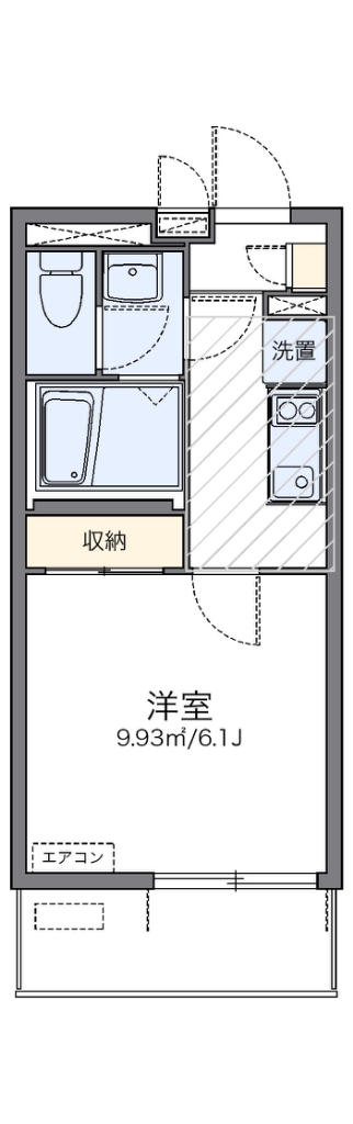 レオネクスト南新宿 102号室 間取り