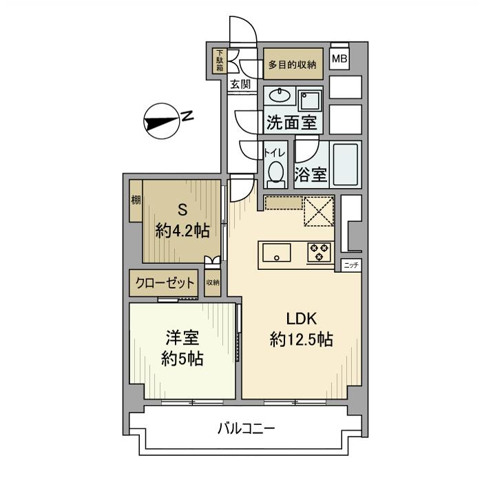 ヴィラロイヤル文京西片 403号室 間取り