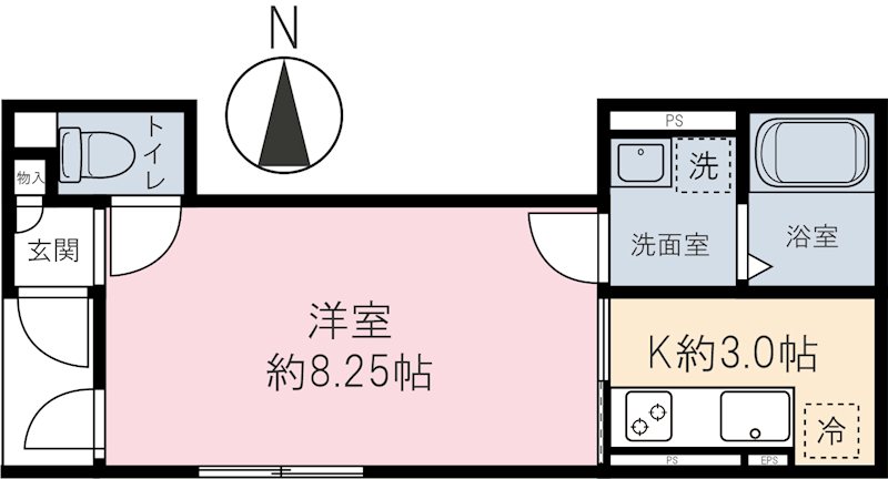 ノイハイム高円寺 101号室 間取り
