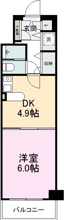 モアエミネンス西新宿 304号室 間取り