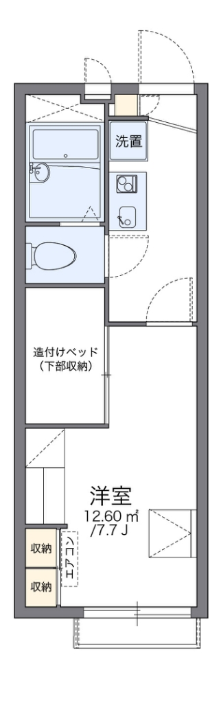 レオパレスエムズ　南阿佐ヶ谷 204号室 間取り