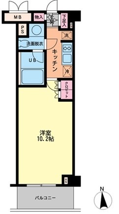 エスティメゾン代沢 間取り図