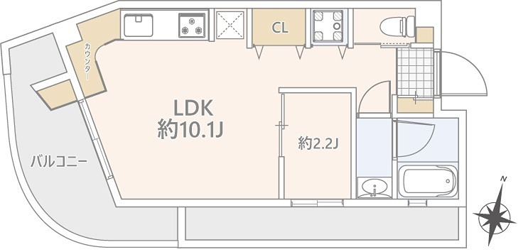 GrandStory用賀II 間取り図