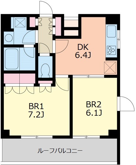 エスティメゾン千石 間取り図