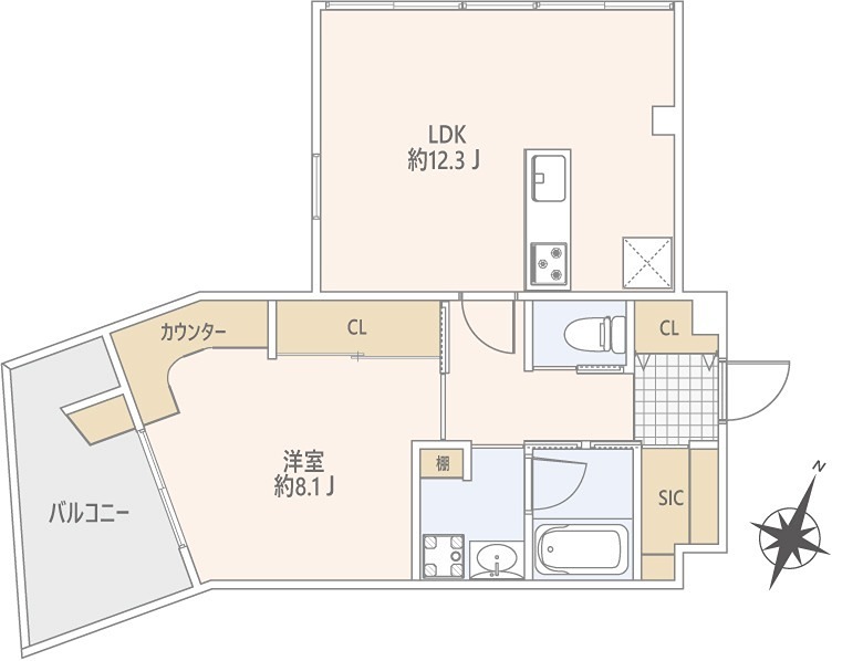 GrandStory用賀II 間取り図