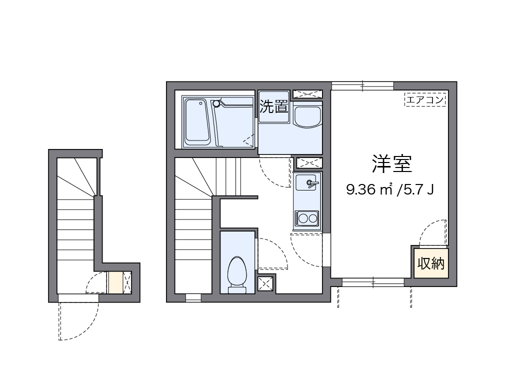 クレイノ久我山 間取り図
