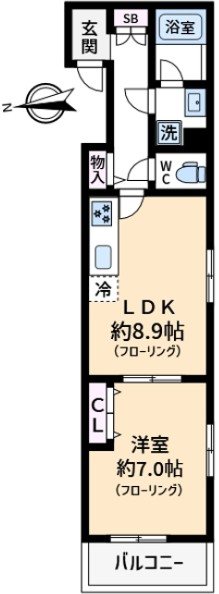 CRETE 西荻窪 間取り図