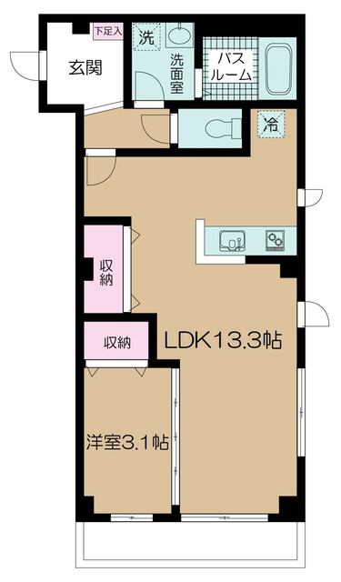 ル・クレール代々木初台 間取り図