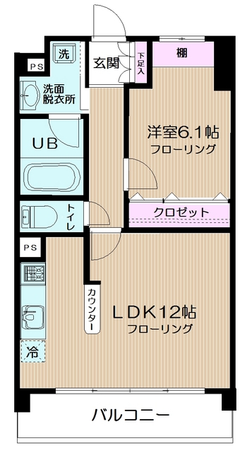ノブレ浜田山 間取り図