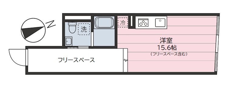 ラ・メゾン長崎XⅡ（A.O.T） 間取り図