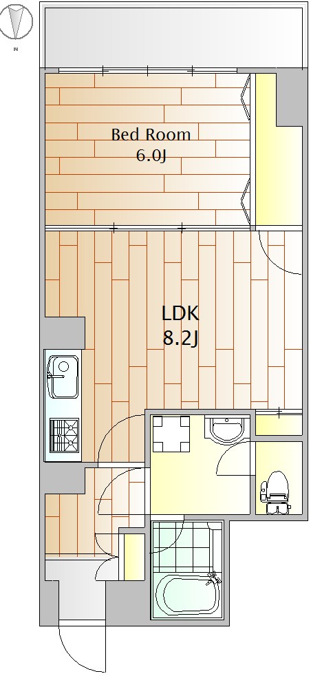 須賀マンション 間取り図