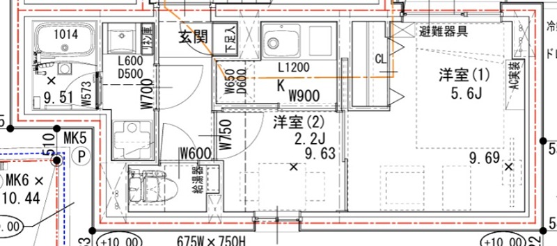 ラヴィエール荏原中延 間取り図
