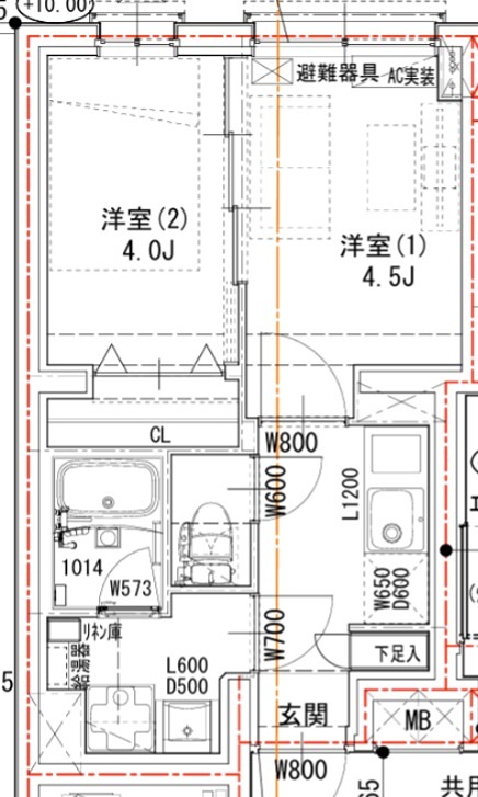 ラヴィエール荏原中延 間取り図