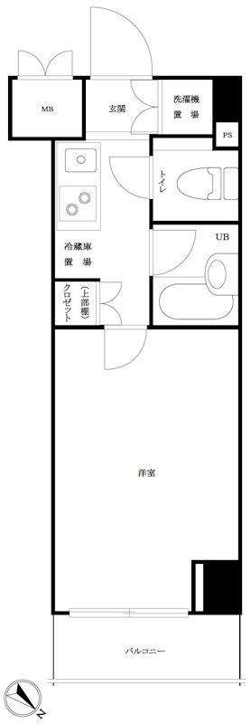 ルーブル三田 間取り図