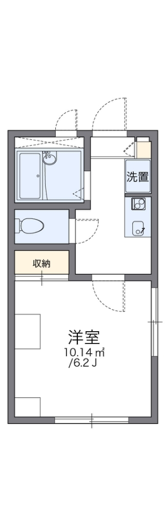 レオパレス田園１ 間取り図