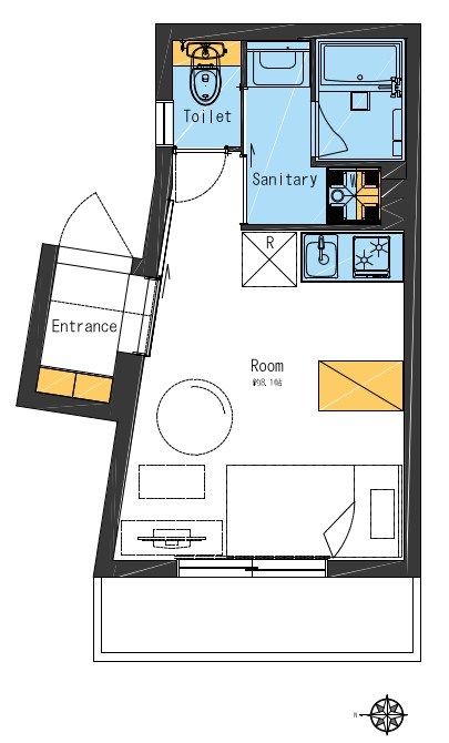 ドムスナガシマ 間取り図