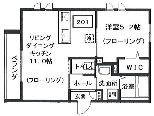 メゾンブラッシュ代々木上原Ⅱ 間取り図