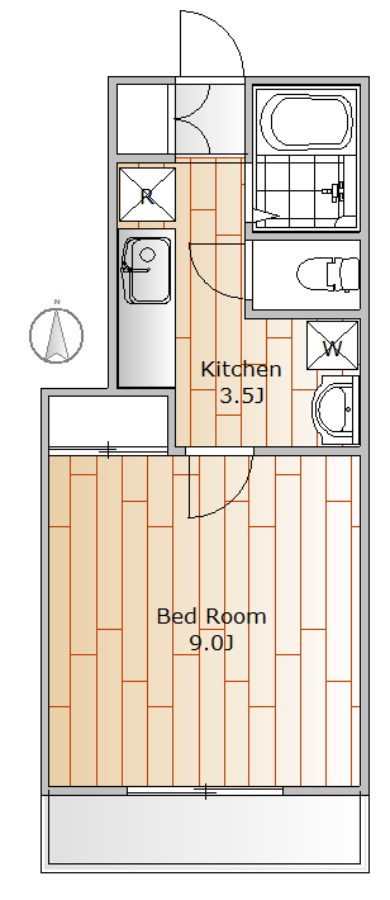 パレ鷹番 間取り図