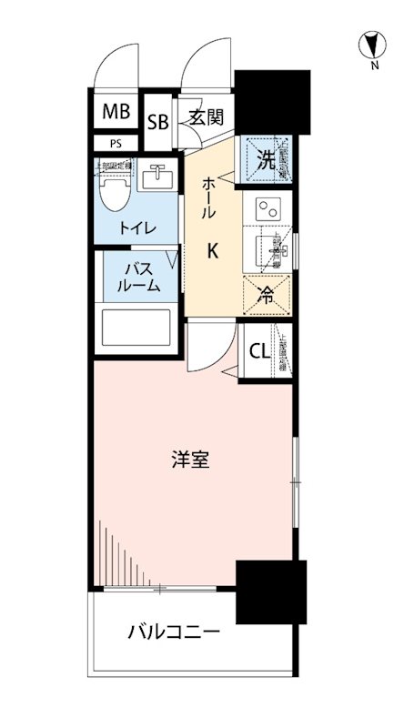 エステムプラザ品川大崎駅前レジデンシャル 間取り図