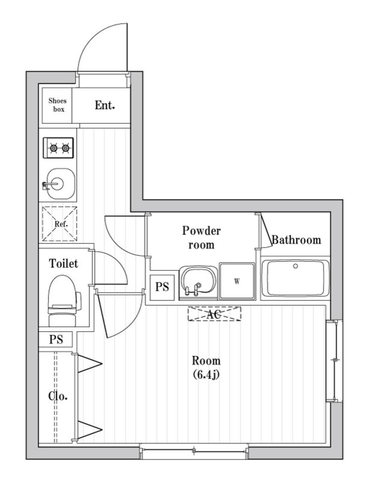 コンポジット渋谷本町 間取り図
