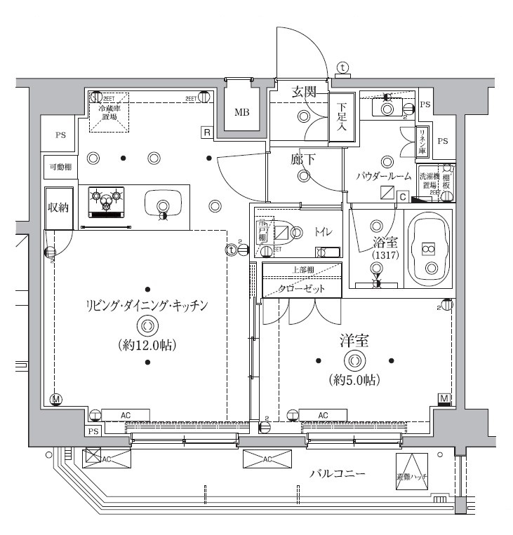 クオリタス南大井 間取り図