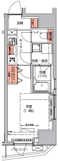 ハーモニーレジデンス三田 間取り図