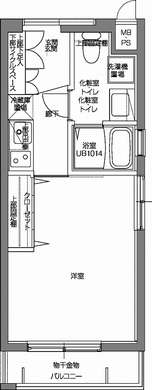 パティーナV代々木上原 間取り図