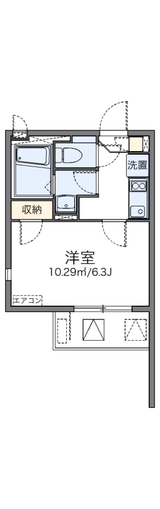 レオネクストフローラ堀ノ内 間取り図