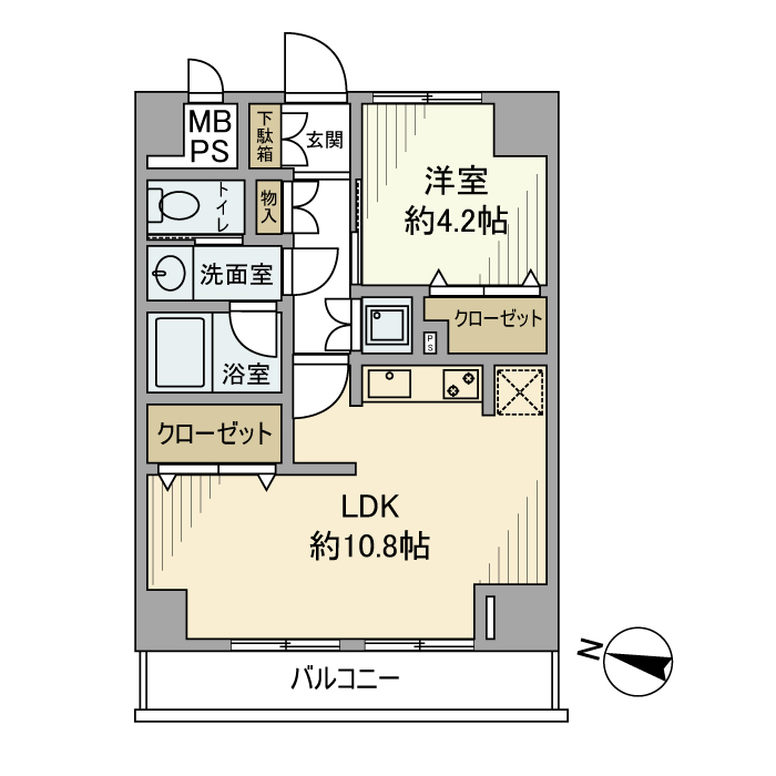 永谷リヴュール 間取り図