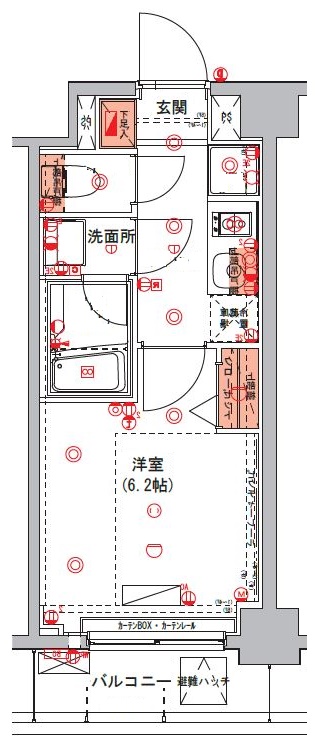 ハーモニーレジデンス東京ウエスト 間取り図