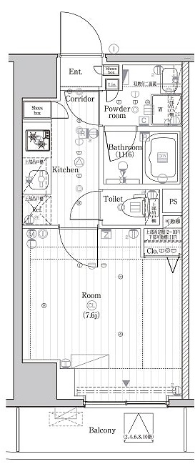 プレミアムキューブＧ市谷甲良町 間取り図