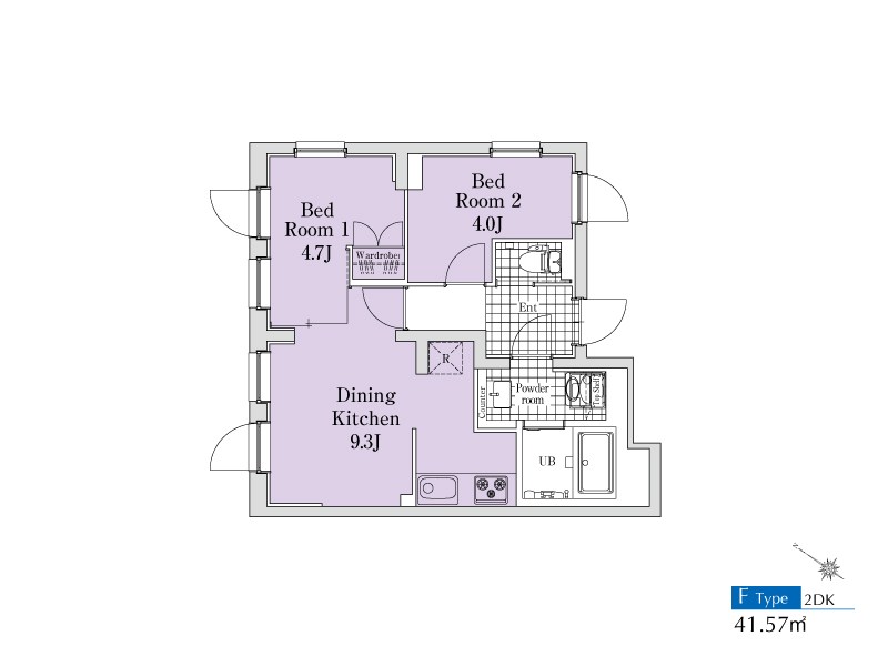 OAK VILLA SOU目黒 間取り